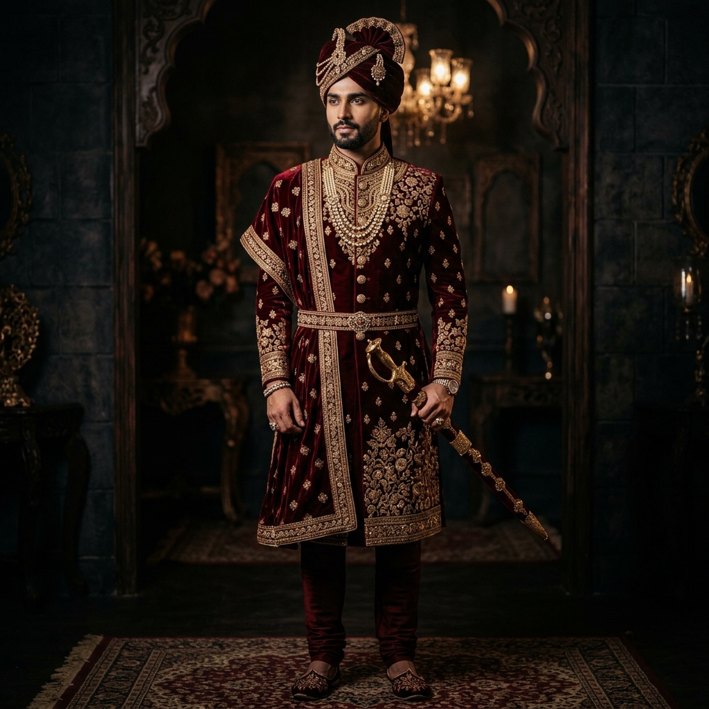Royal Groom Suit Sherwani Couture